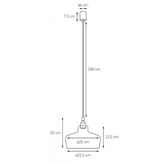Lampa wisząca LONGIS CHROM III KASPA