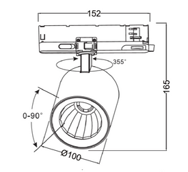 LUMICANTO 12-42W CCT 36/60° biały