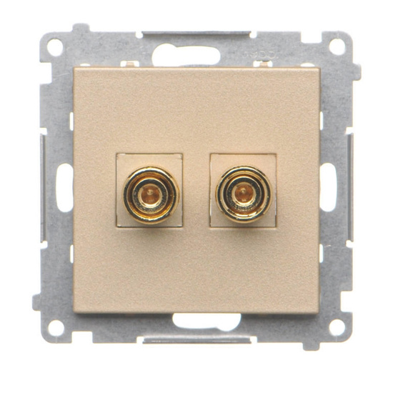 Gniazdo głośnikowe pojedyncze Simon 55