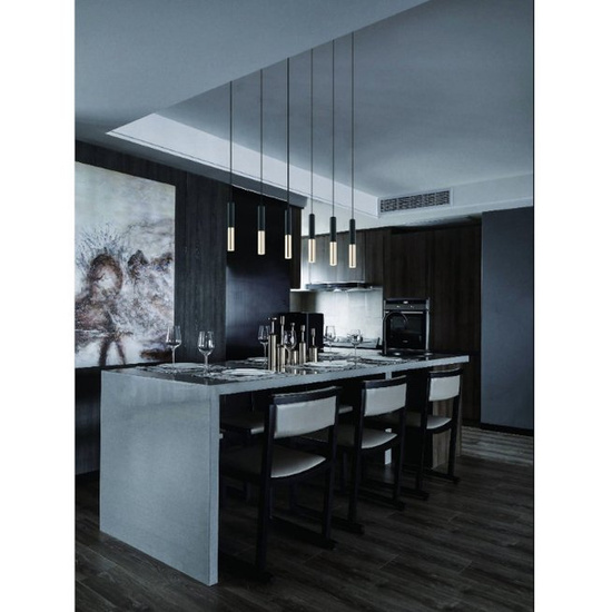 Oprawa do szynoprzewodu Slimi S Nero / Gold Track OPEN DESIGN HIGHLIGHTS