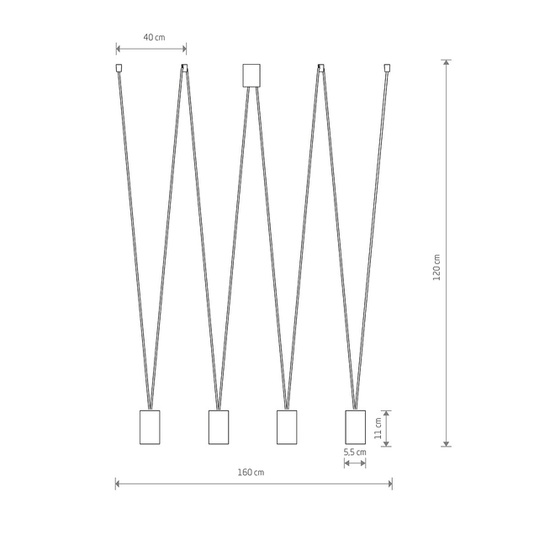 Lampa wisząca MORE EYE IV  I 7610 Nowodvorski 