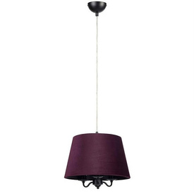 Lampa wisząca JAMIE 3L fioletowa 107532
