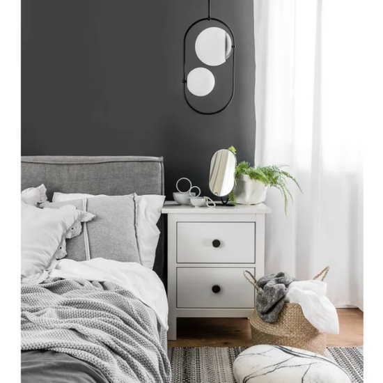 KOBAN C lampa wisząca czarna IP44 UMMO