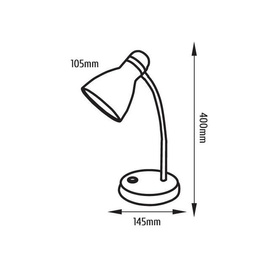 Niebieska lampka biurkowa Ben Nilsen FN019