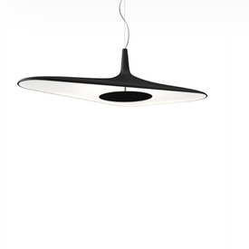 Lampa wisząca czarno-biała Luceplan 