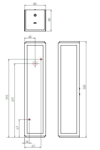 KINKIET ŁAZIENKOWY MASHIKO LED 360 8403 matowy nikiel - do wyczerpania zapasów