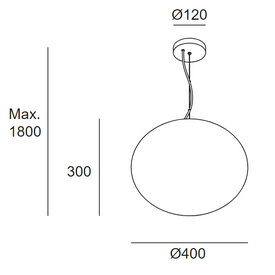 Lampa wisząca NIMES  00-9032-14-F9 Leds-C4