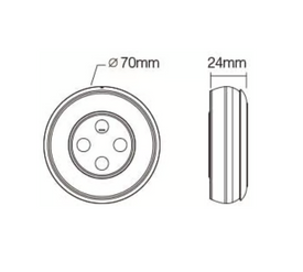 Pilot 1-strefowy RGB+CCT MiBoxer czarny, magnetyczne (S2-B)