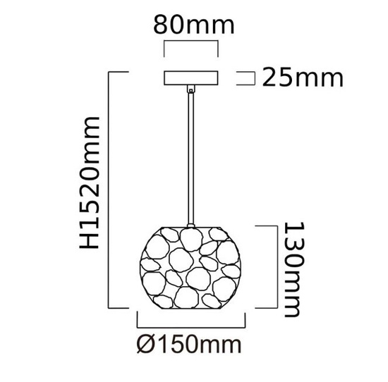 Lampa wisząca Carera Cromo S OPEN DESIGN HIGHLIGHTS