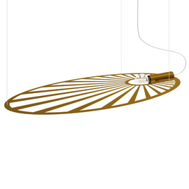 Lampa wisząca LEHDET złota Thoro Lighting 