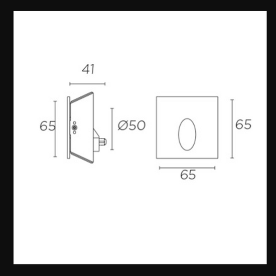 STEP wpuszczany biały55-1574-14-00 Leds-C4 