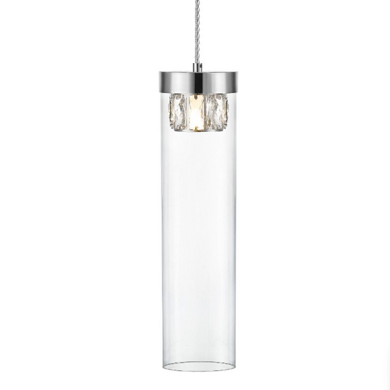 Lampa wisząca Gem srebrna ZUMA LINE P0389-01D-F4AC