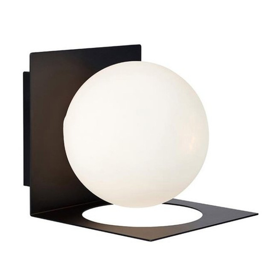 Kinkiet łazienkowy Zenit czarna IP44 Markslojd 