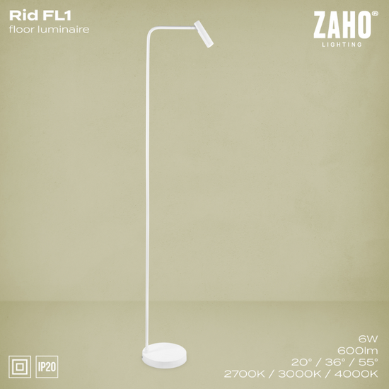 Oprawa podłogowa Rid FL1 Zaho Lighting