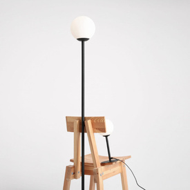 Lampa podłogowa Pinne 1080A1 czarna