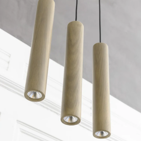 Lampa wisząca Chimes Tall dąb UMAGE