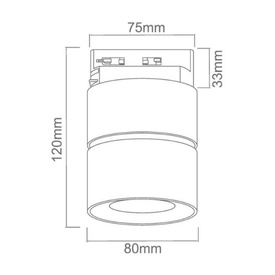 Oprawa do szynoprzewodu Mone Bianco Track OPEN DESIGN HIGHLIGHTS