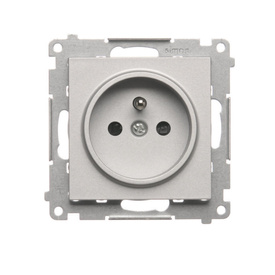 Gniazdo wtyczkowe pojedyncze z uziemieniem Simon 55 TGZ1CZ.01/143