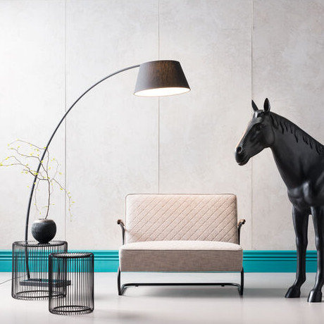 Zestaw dwóch stolików kawowych Wire Black Kare Design 79578 