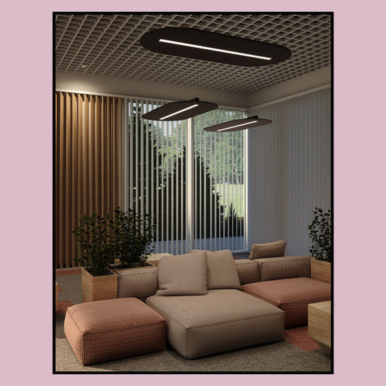 Lampa wisząca AQfelt OVALL RAFTER LED AQForm 