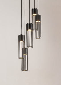 FOBIA 5 lampa wisząca koło czarny 33459