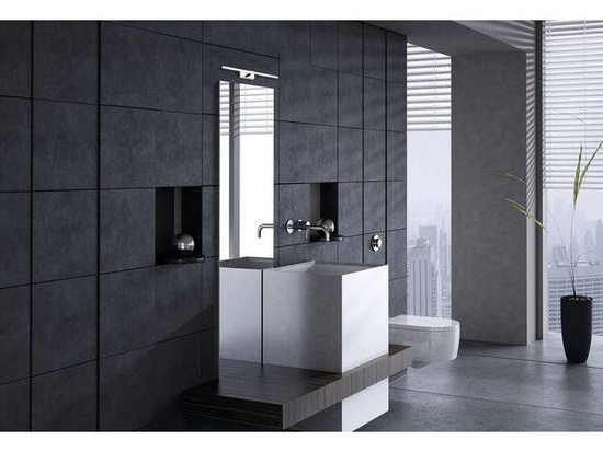 Kinkiet nad lustro Van Gogh Led M chrom Nowodvorski