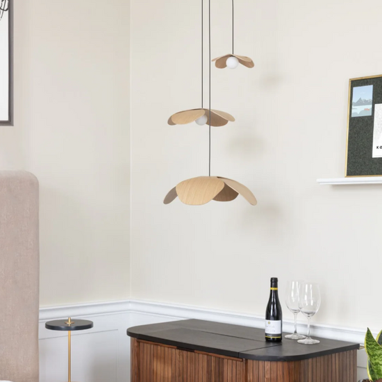 Lampa wisząca Forget me not dąb UMAGE