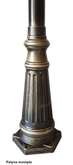 Lampa stojąca zewnętrzny RETRO KWADRATOWE OGMWN 1 BD KW SU-MA