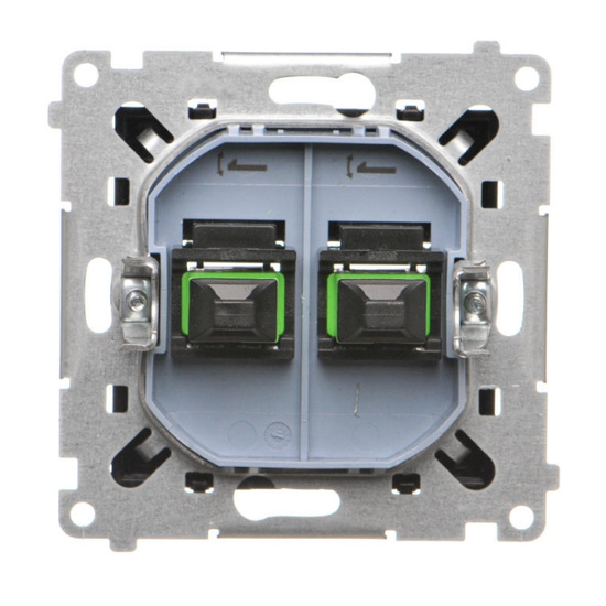 Gniazdo światłowodowe podwójne Simon 55