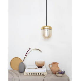 Klosz ACORN bursztynowy mosiądz UMAGE