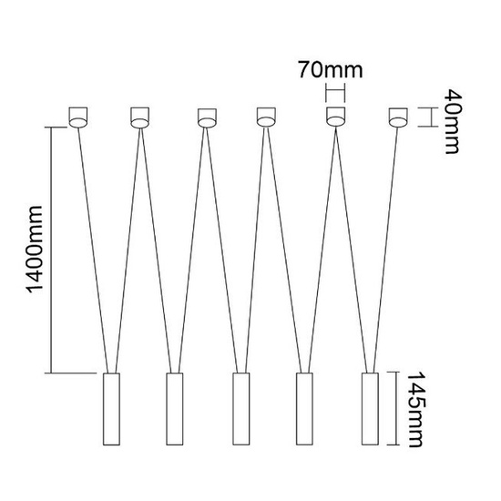 Nowoczesna lampa wisząca VIVA V BIANCO OPEN DESIGN HIGHLIGHTS