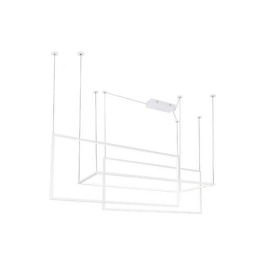 LAMPA WISZĄCA GEOMETRIC BIAŁA DUŻA P0272 MAXLIGHT