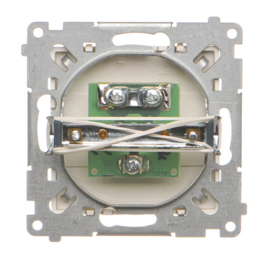 Gniazdo antenowe TV pojedyncze końcowe Simon 55