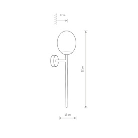 Lampa ścienna ŁAZIENKOWA TORCH 8123 Nowodvorski 