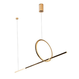 Lampa wisząca Lozanna Złota MAXLIGHT 