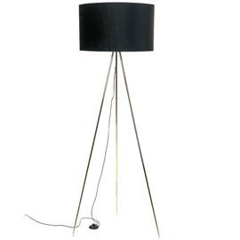 Lampa podłogowa tripod INGA czarna Zuma Line  H06-GD-BK