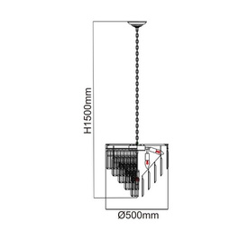 Kryształowa lampa wisząca Artico OPEN DESIGN HIGHLIGHTS