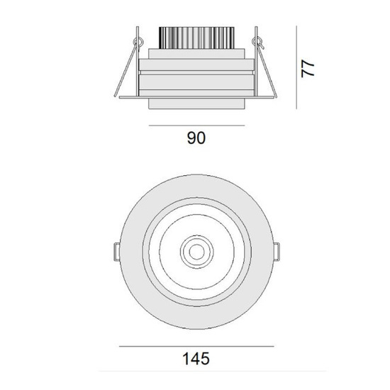 Oprawa do zabudowy Hilo Zaho Lighting