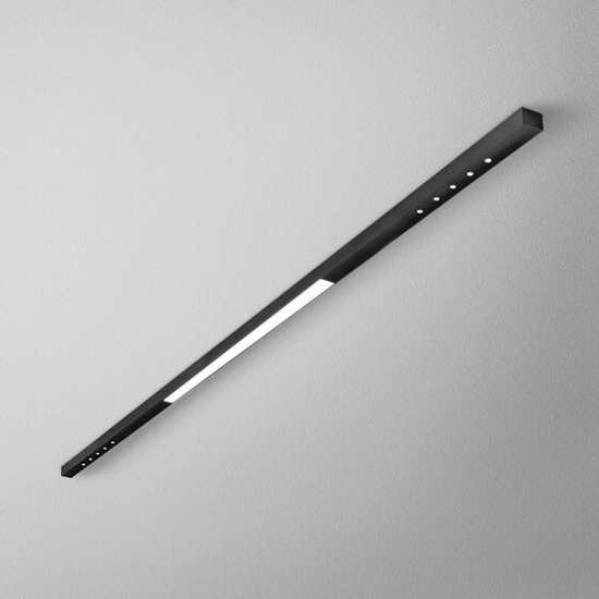 MIXLINE LED natynkowa listwa oświetleniowa AQform 216 cm switchDIM czarny 4000K 54°