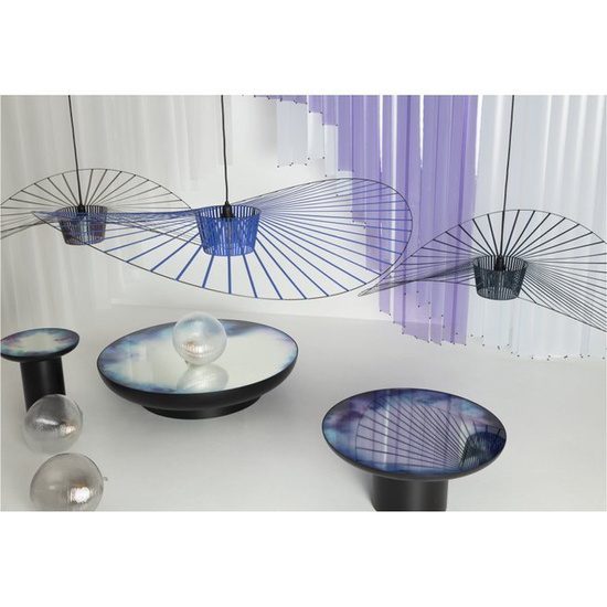 LAMPA WISZĄCA VERTIGO KOBALTOWA - 140 cm