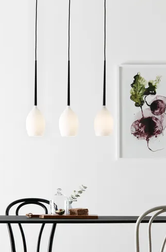 Lampa wisząca SALUT Pendant 3L Black/White
