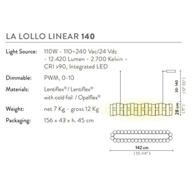 Lampa wisząca La Lollo 100 Slamp