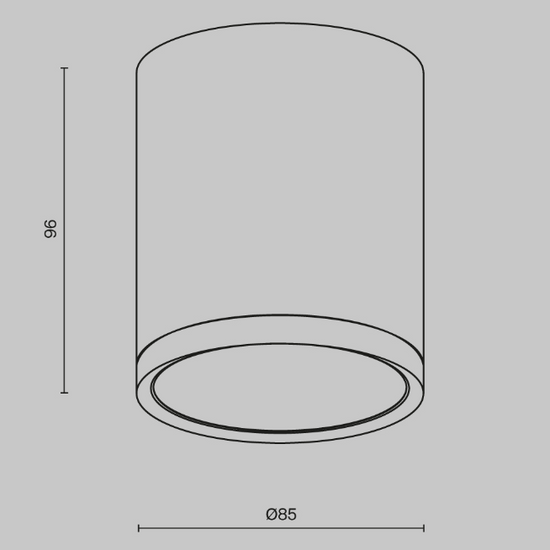 Lampa punktowa HOOP WHITE Maytoni