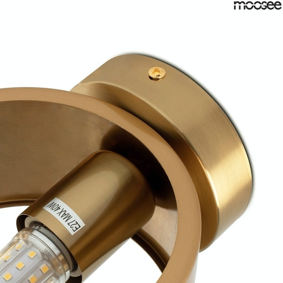 MOOSEE lampa ścienna ARRO złota