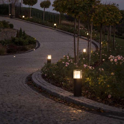 Lampa ogrodwa słupek Arendal Norlys art 1565 cynk ogniowy