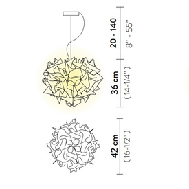 Lampa wisząca Veli Opal Slamp