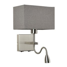 Kinkiet szary nikiel Norte I Italux