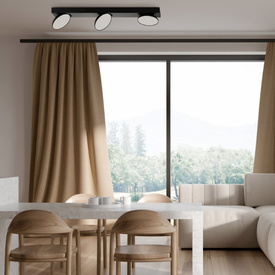 Reflektory Castelio 3 czarny Italux