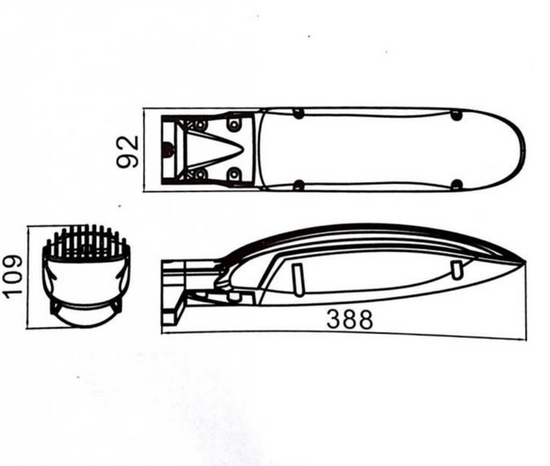 Kinkiet ogrodowy BOAT LS-LT-3A marki SU-MA