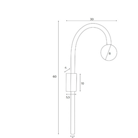 Maxlight Kinkiet Enigma Zielony